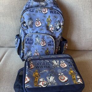 Pottery Barn Star Wars Backpack and Lunchbag